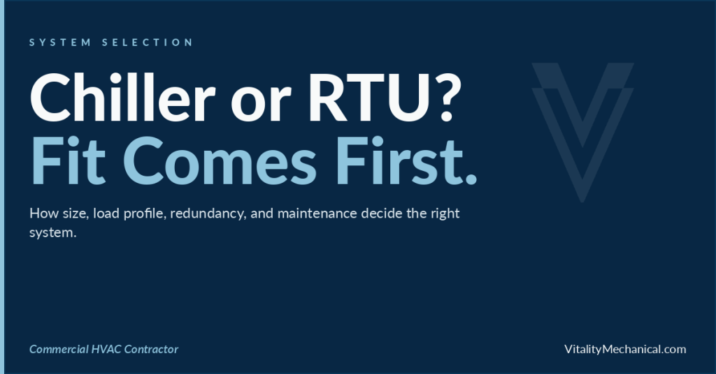 Chiller vs. Rooftop Unit: How to Know Which System Belongs in Your Building