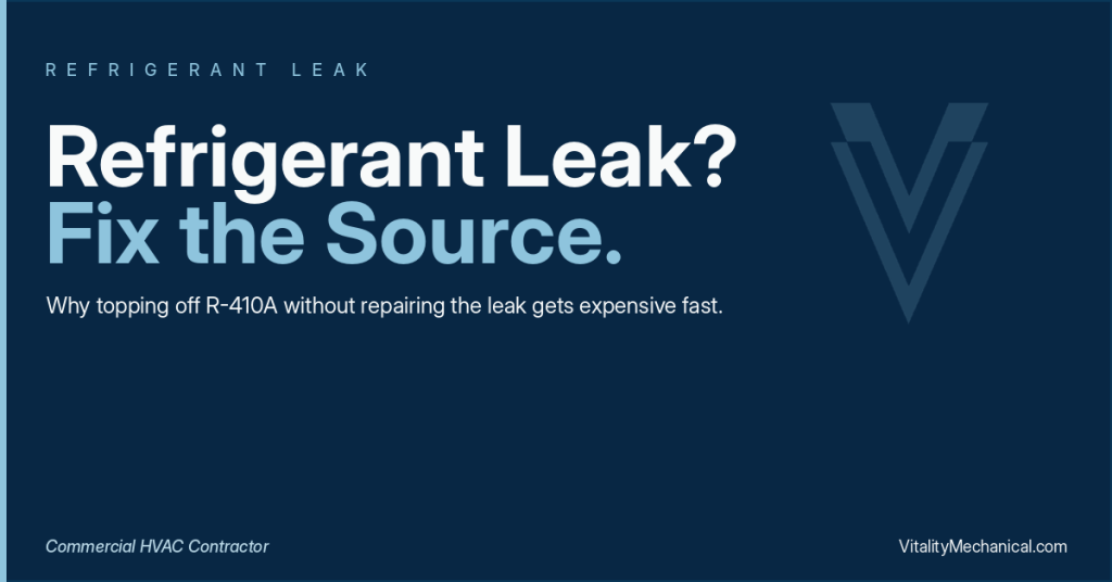 Refrigerant Leak Found During a Repair Call. What Comes Next?