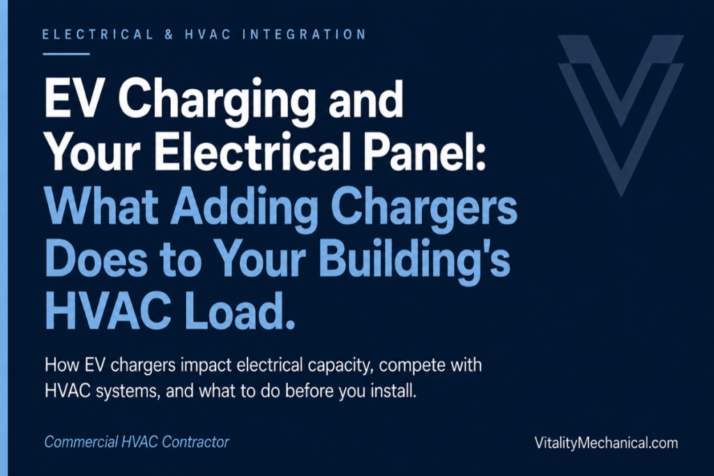 EV Charging and Your Electrical Panel: What Adding Chargers Does to Your Building’s HVAC Load