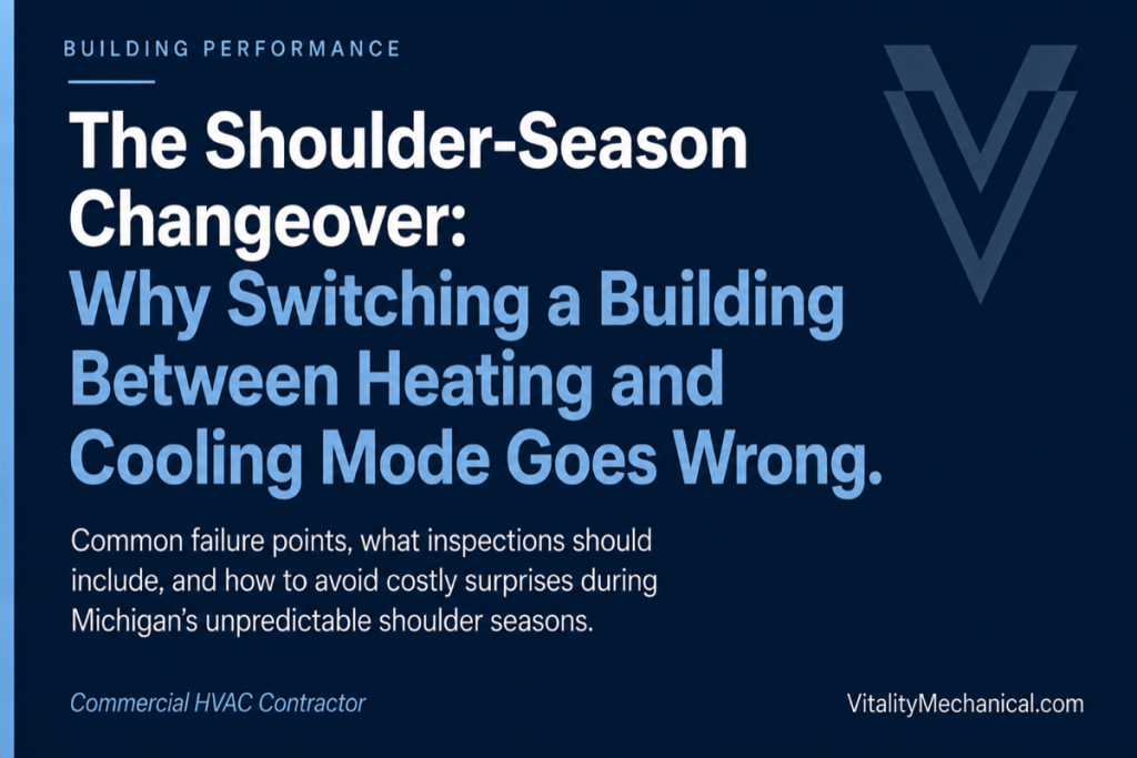 The Shoulder-Season Changeover: Why Switching a Building Between Heating and Cooling Mode Goes Wrong